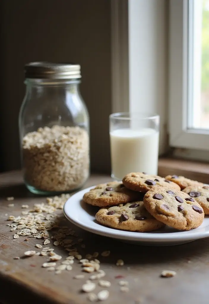 10 Chewy Chocolate Chip Cookie Recipes for Gluten-Free Lovers - 3. Oatmeal Chocolate Chip Cookies