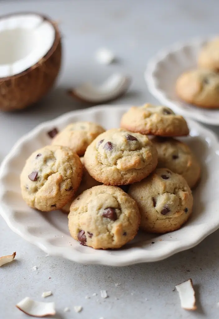 10 Chewy Chocolate Chip Cookie Recipes for Gluten-Free Lovers - 5. Coconut Flour Chocolate Chip Cookies