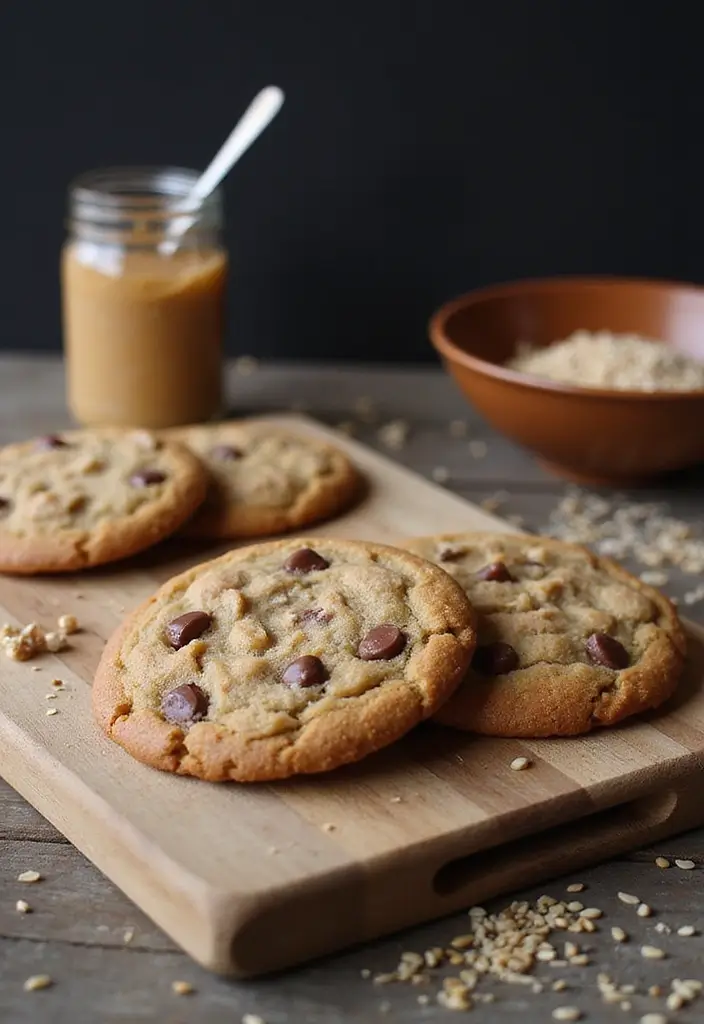 10 Chewy Chocolate Chip Cookie Recipes for Gluten-Free Lovers - 8. Tahini Chocolate Chip Cookies