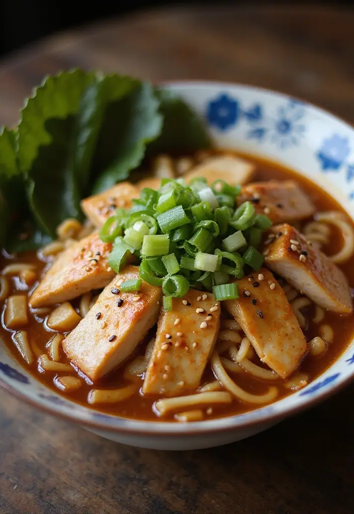 Brothy Ramen Noodle Recipes Soup: Packet Upgrades - 6. Teriyaki Chicken Ramen