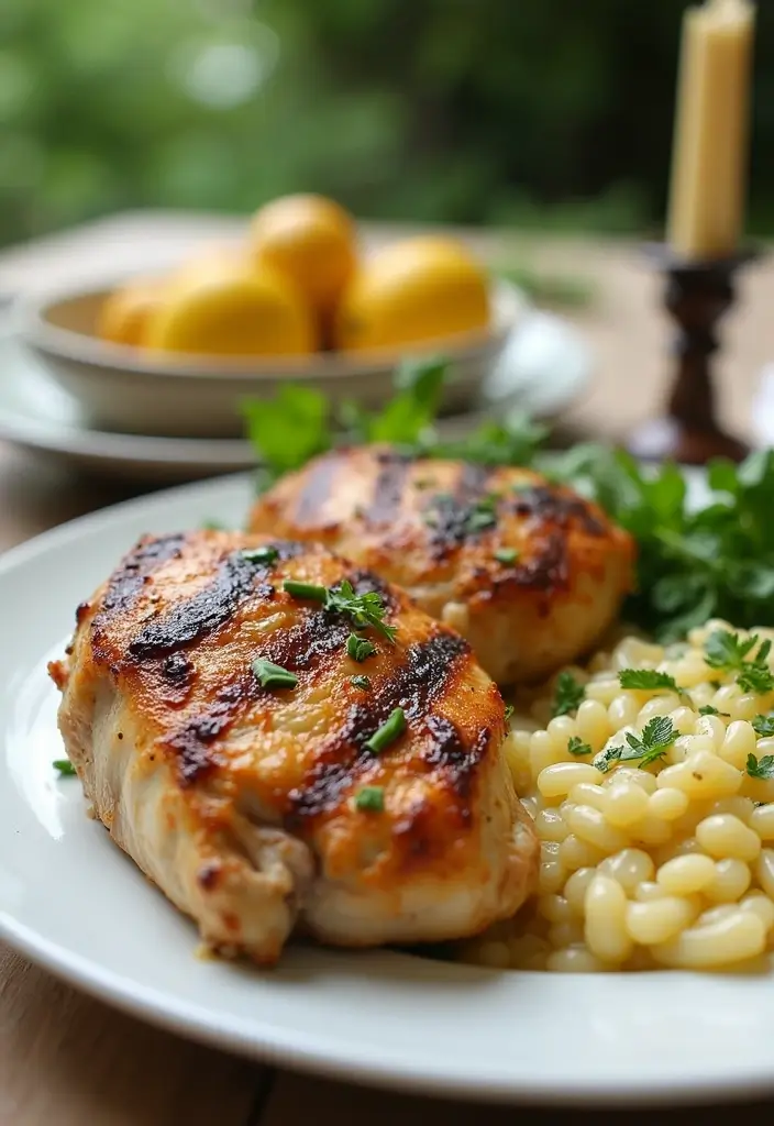 Charred Grilled Chicken Recipes: Marinade Masters - 10. Rosemary and Lemon Infused Marinade
