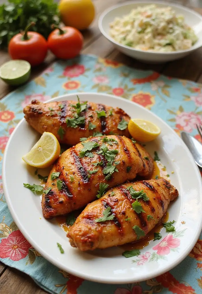 Charred Grilled Chicken Recipes: Marinade Masters - 4. Garlic and Spicy Chili Marinade