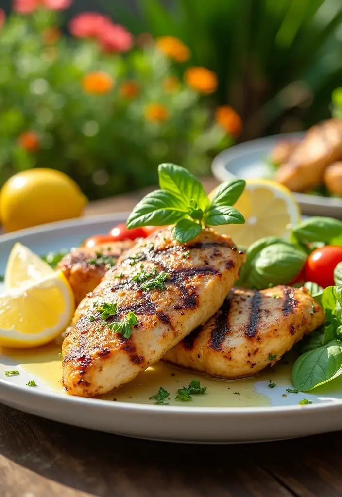Charred Grilled Chicken Recipes: Marinade Masters - 8. Lemon Basil Marinade
