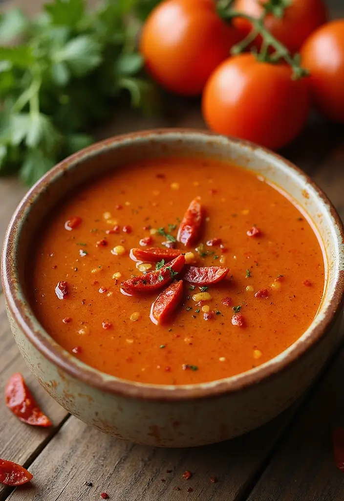 Clear Broth Soup Recipes: Light Simmered - 5. Spicy Tomato Broth