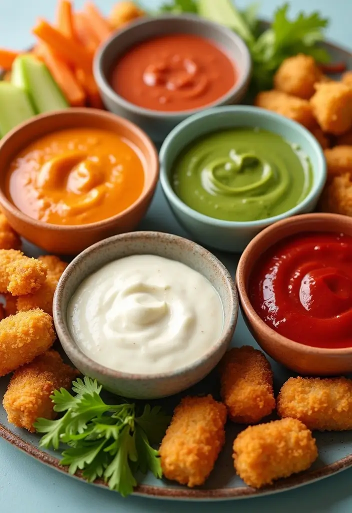 Crispy Chicken Nugget Recipes: Homemade Bites - 10. Chicken Nugget Dipping Sauces
