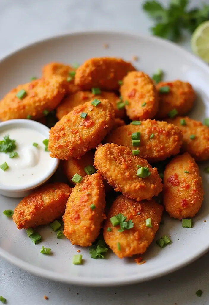 Crispy Chicken Nugget Recipes: Homemade Bites - 6. Spicy Sriracha Chicken Nuggets
