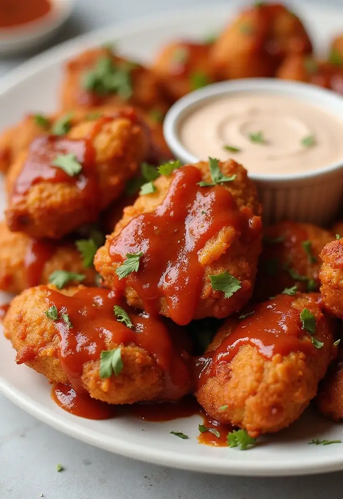 Crispy Chicken Nugget Recipes: Homemade Bites - 8. BBQ Chicken Nuggets