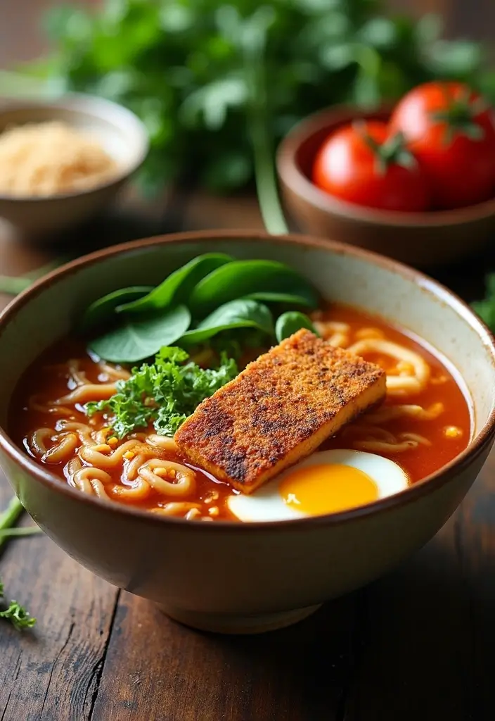 Exotic Asian Soup Recipes: Miso to Pho - 5. Silky Vegan Ramen