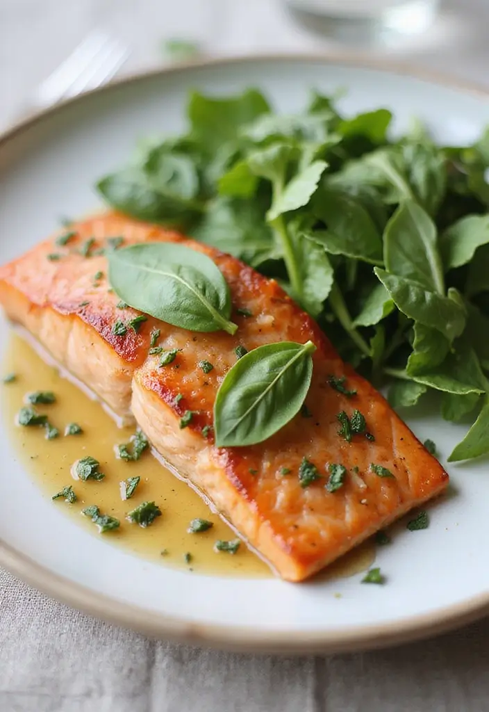 Flaky Baked Salmon Recipes: Lemon Herb Foils - 4. Lemon Basil Butter Salmon
