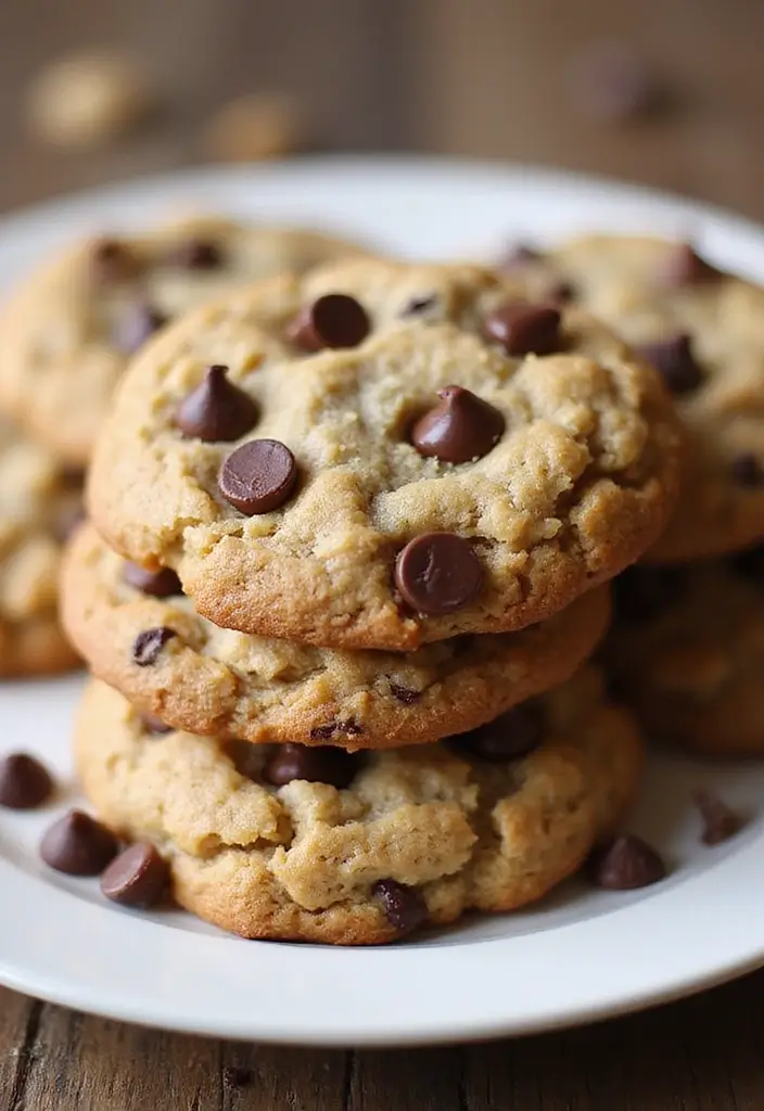 Guilt-Free Healthy Cookie Recipes: Oat Based - 2. Chocolate Chip Oatmeal Cookies