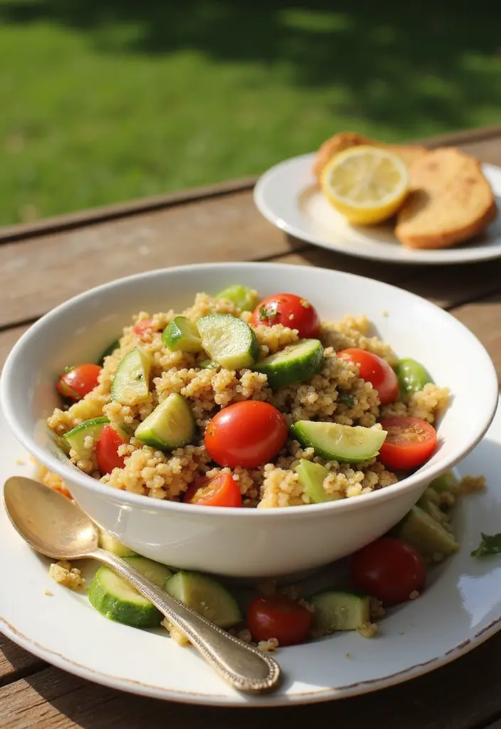 Guilt-Free Healthy Pasta Recipes: Veggie-Loaded Twists - 9. Quinoa Pasta Salad