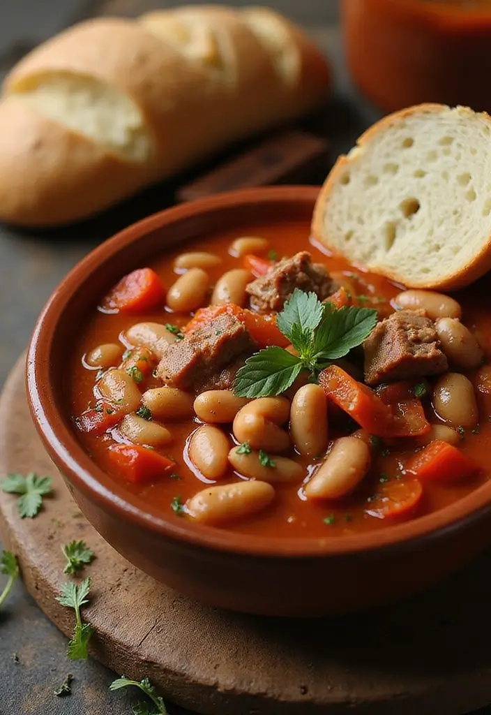 Hearty Pork Soup Recipes: Bone Broths to Warm Your Winter - 6. Pork and Bean Soup