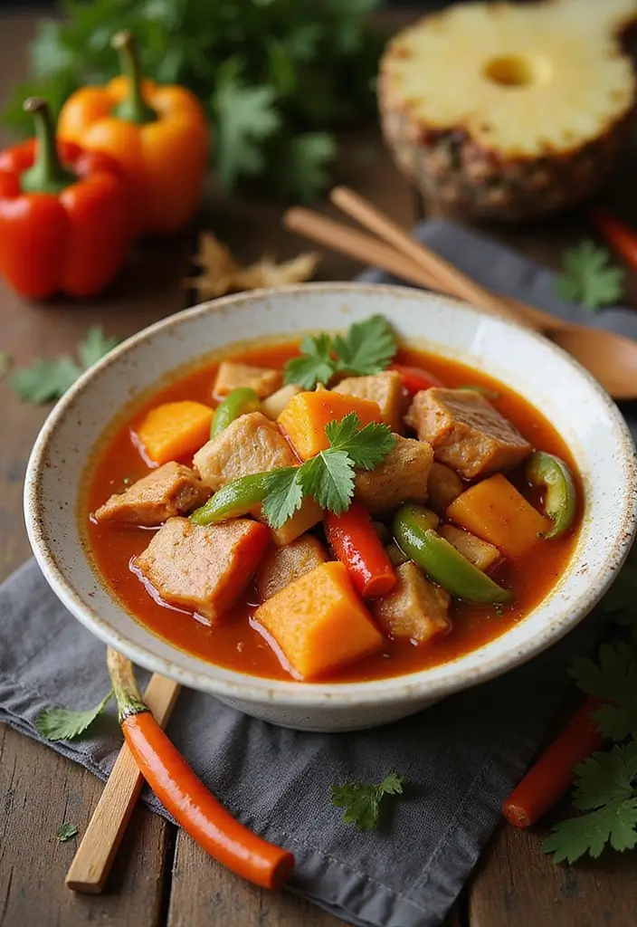 Hearty Pork Soup Recipes: Bone Broths to Warm Your Winter - 9. Sweet and Sour Pork Soup