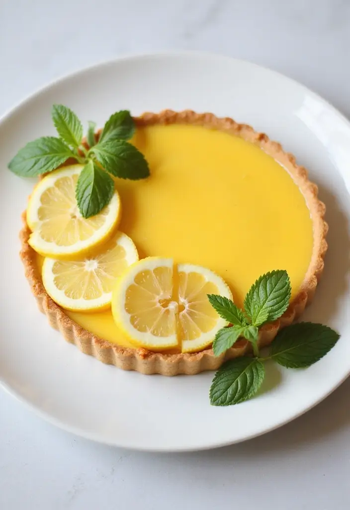 Indulgent Best Dessert Recipes: Sweet Endings - 4. Vegan Lemon Tart