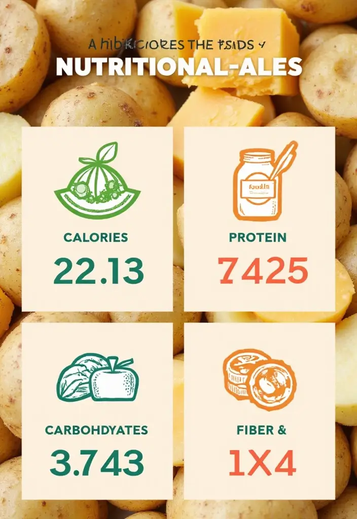 Layered Easy Scalloped Potatoes: Cheesy Slices for Busy Families - Nutritional Breakdown: Comfort with Care