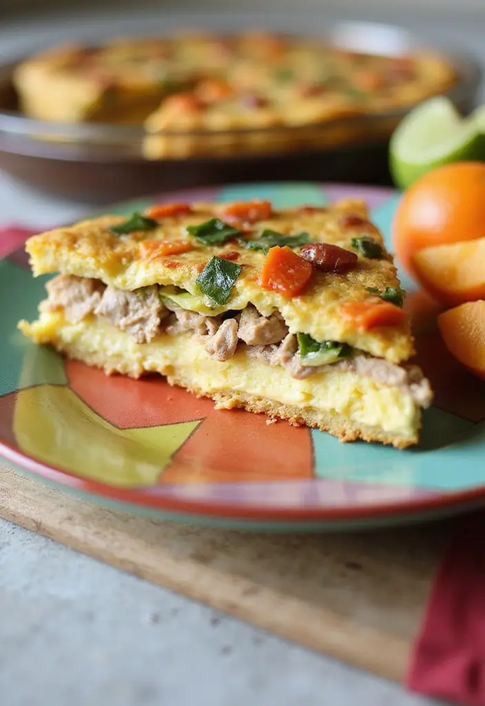 Lean Ground Turkey Recipes: Healthier Swaps - 6. Turkey and Vegetable Frittata