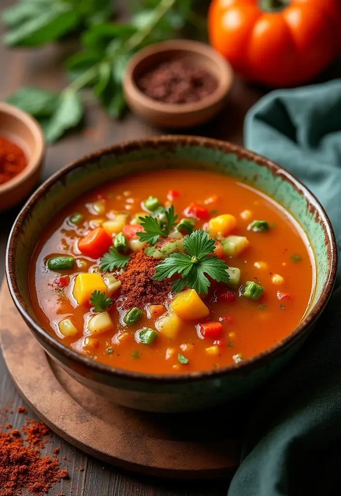 Nourishing Bone Broth Soup Recipes: Collagen Rich - 10. Moroccan Spiced Bone Broth Soup