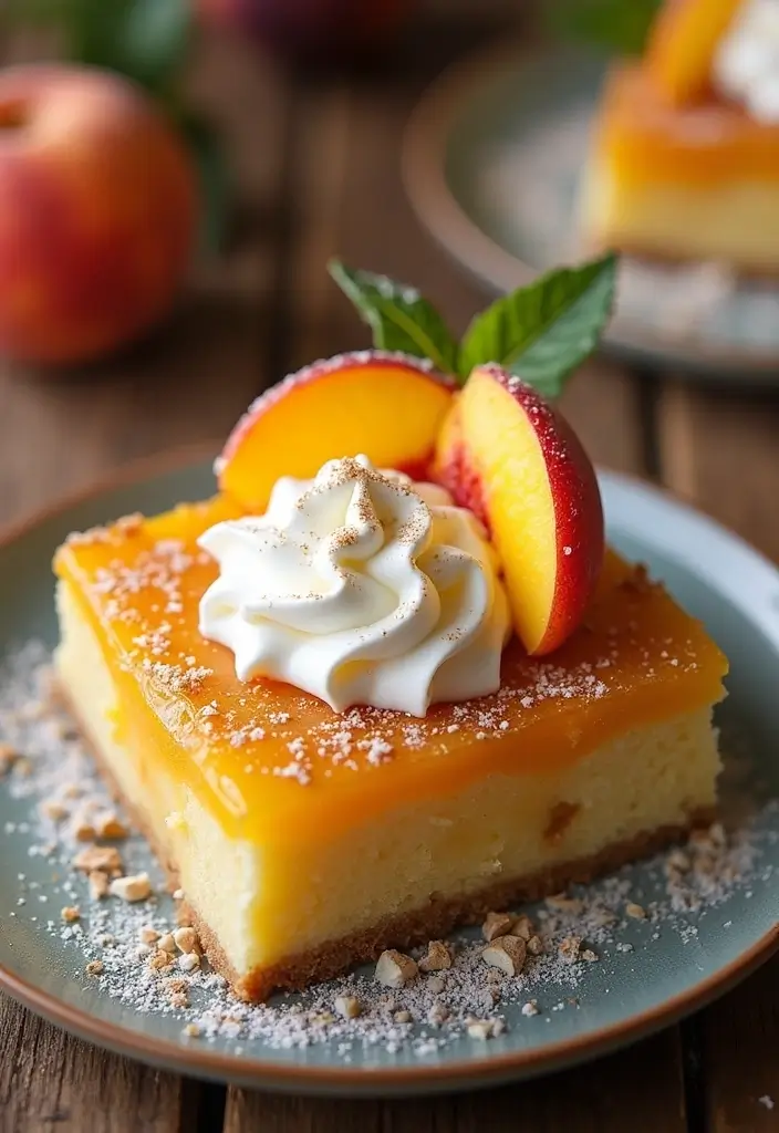 Soaked Poke Cake Recipes: Jello Infused - 8. Peach Melba Jello Poke Cake