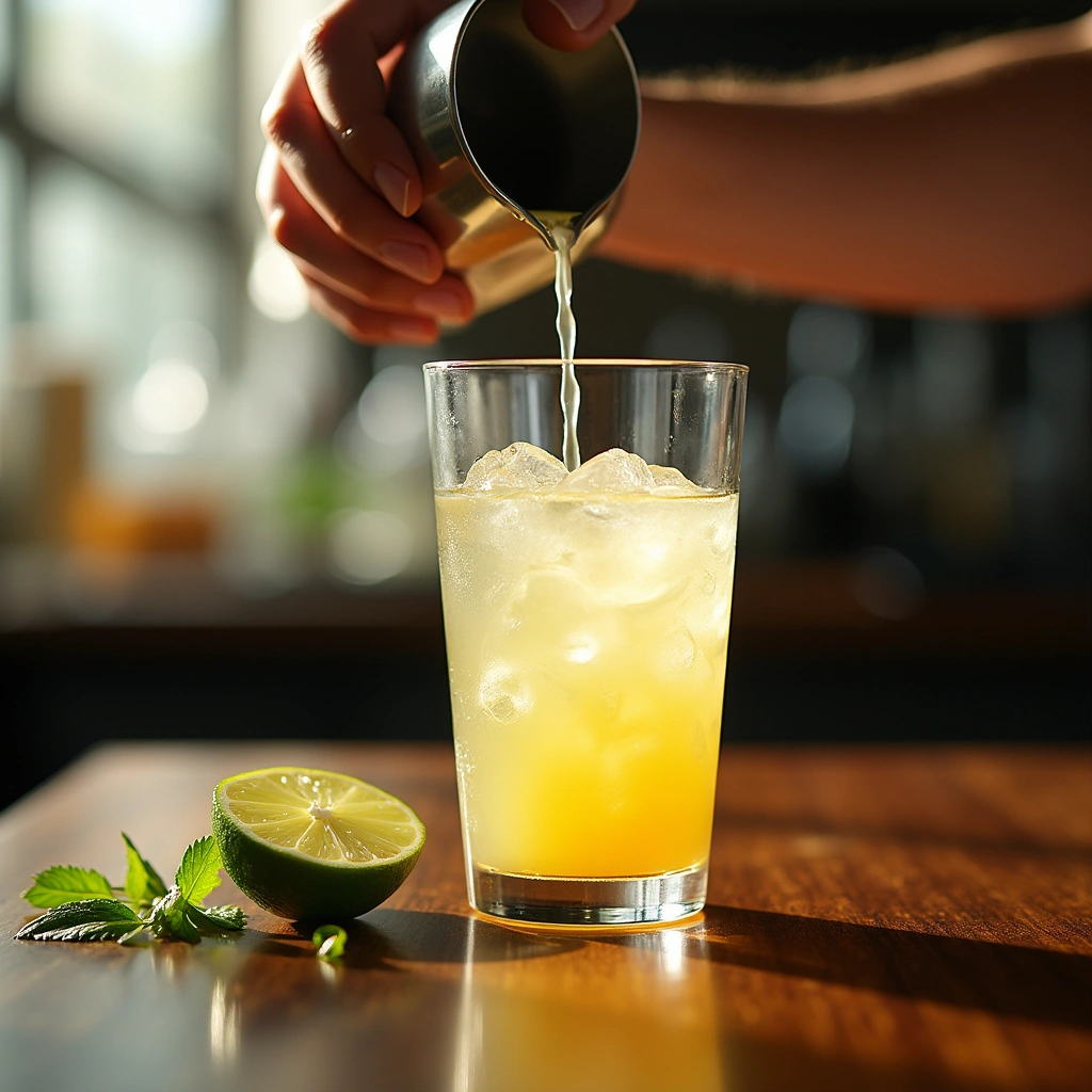 Mix-It-Up Easy Cocktail Recipes: Home Bar Basics - Step 4: Add Lime Juice