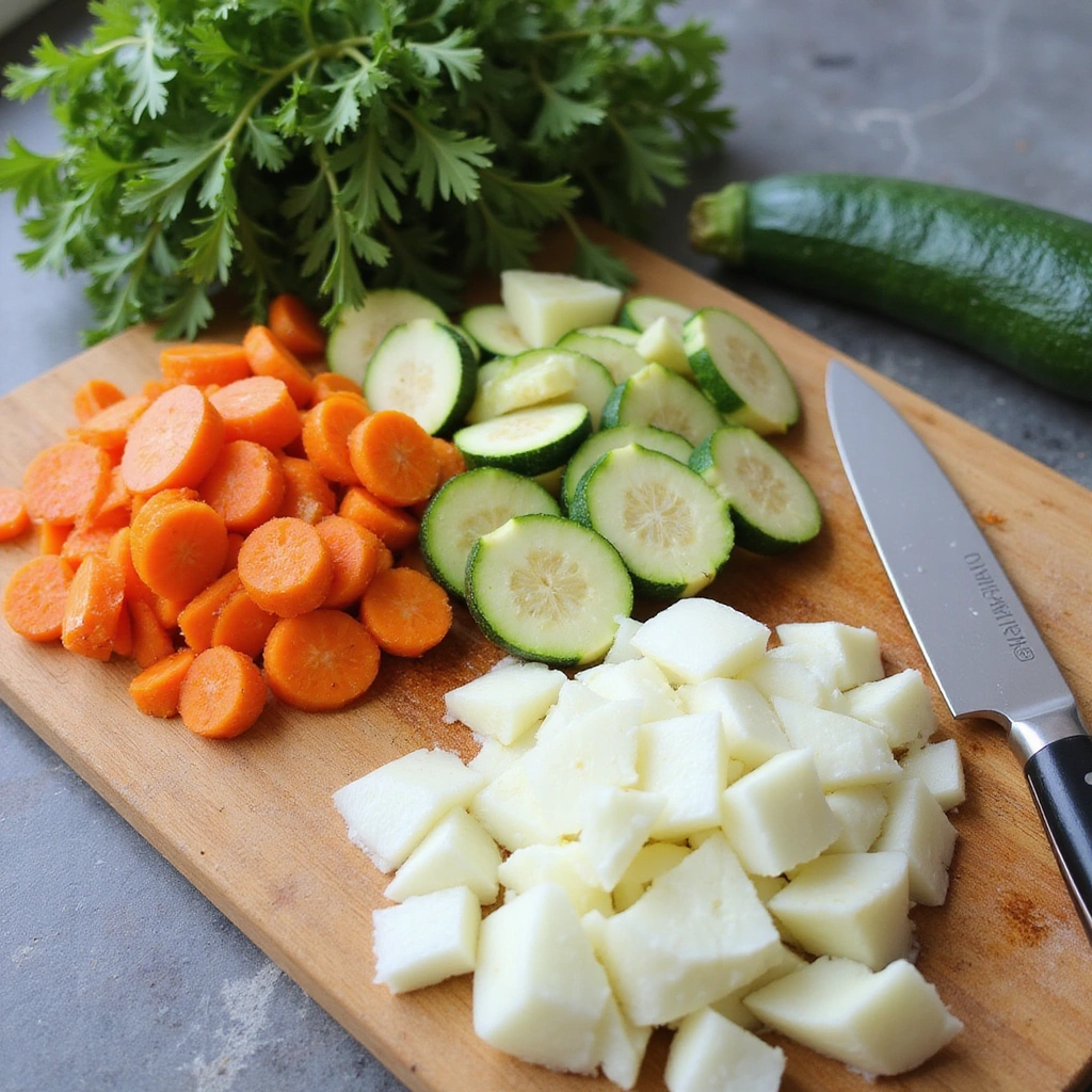 Smooth Pureed Soup Recipes: Blended Vegetable Velvets - Step 1: Prepare Ingredients