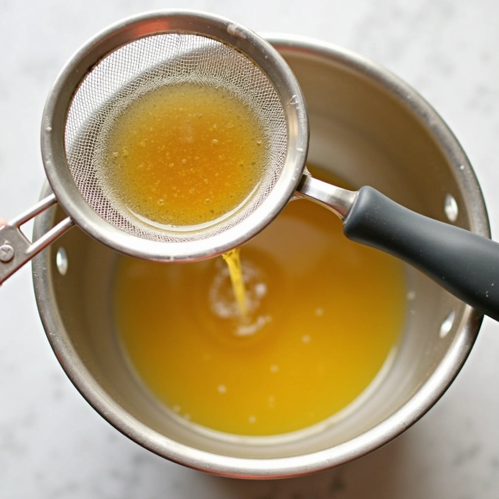 Soothing Gut Healing Recipes: Bone Broth and Ferments - Step 5: Strain the Broth