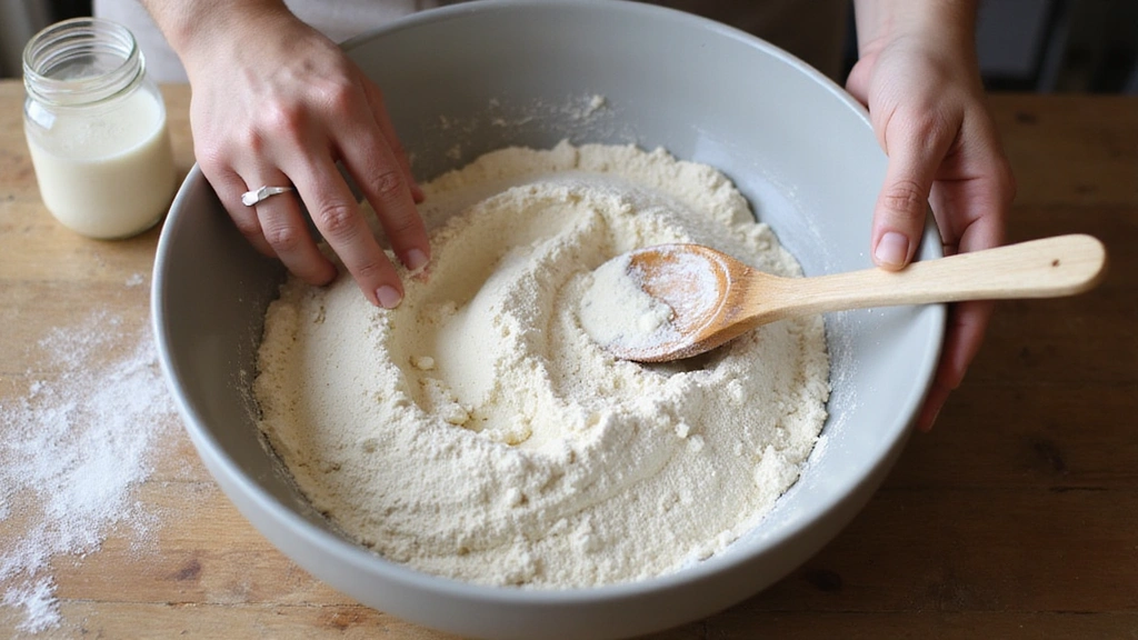Beginner's Guide to Sourdough Bread Recipe (Step-by-Step) - Step 3: Mix in the Starter