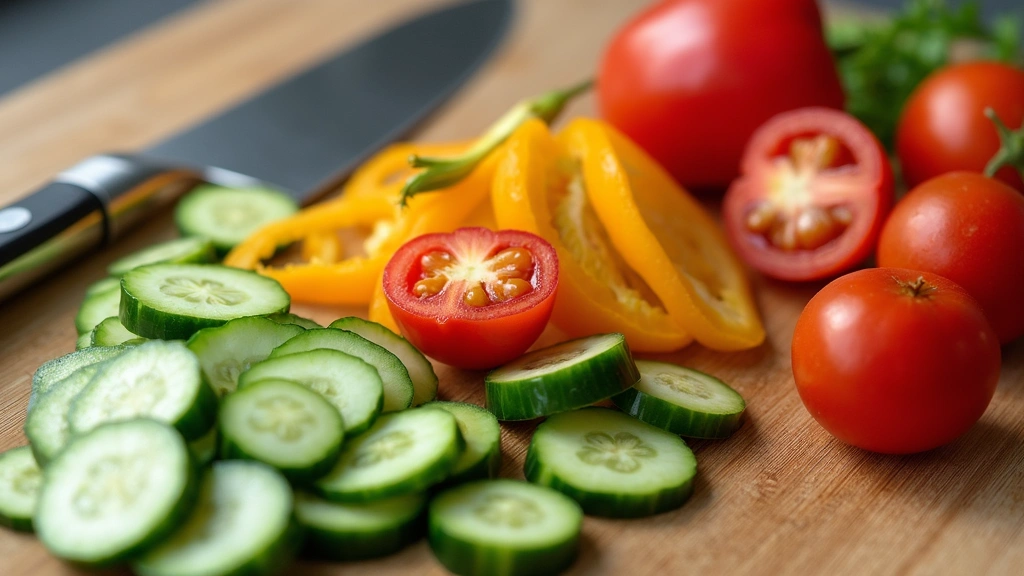 Creamy Pasta Salad Recipe (Perfect for Summer BBQs) - Step 3: Chop Vegetables