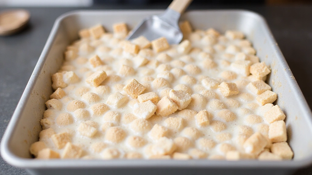 Easy Rice Crispy Treats Recipe (No-Bake & Kid-Friendly) - Step 7: Transfer Mixture