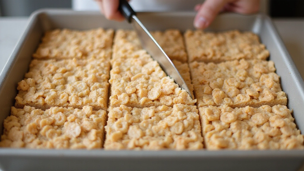 Easy Rice Crispy Treats Recipe (No-Bake & Kid-Friendly) - Step 9: Cut and Serve