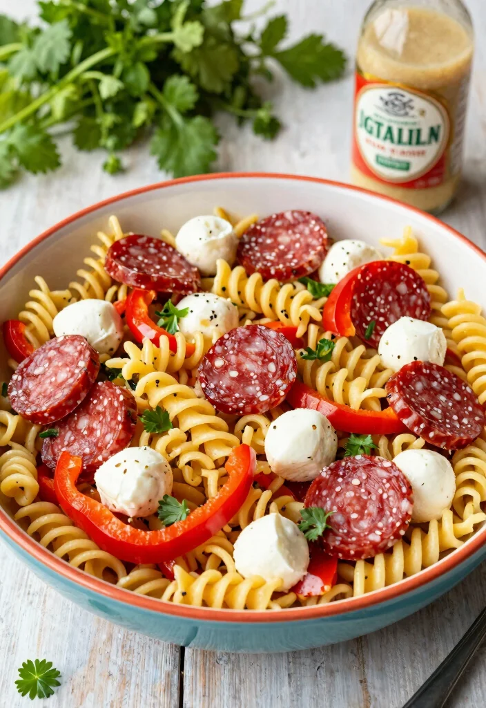 15 Cold Pasta Salad Recipes Perfect for Picnics, Potlucks and Meal Prep - 3. Classic Italian Pasta Salad 1