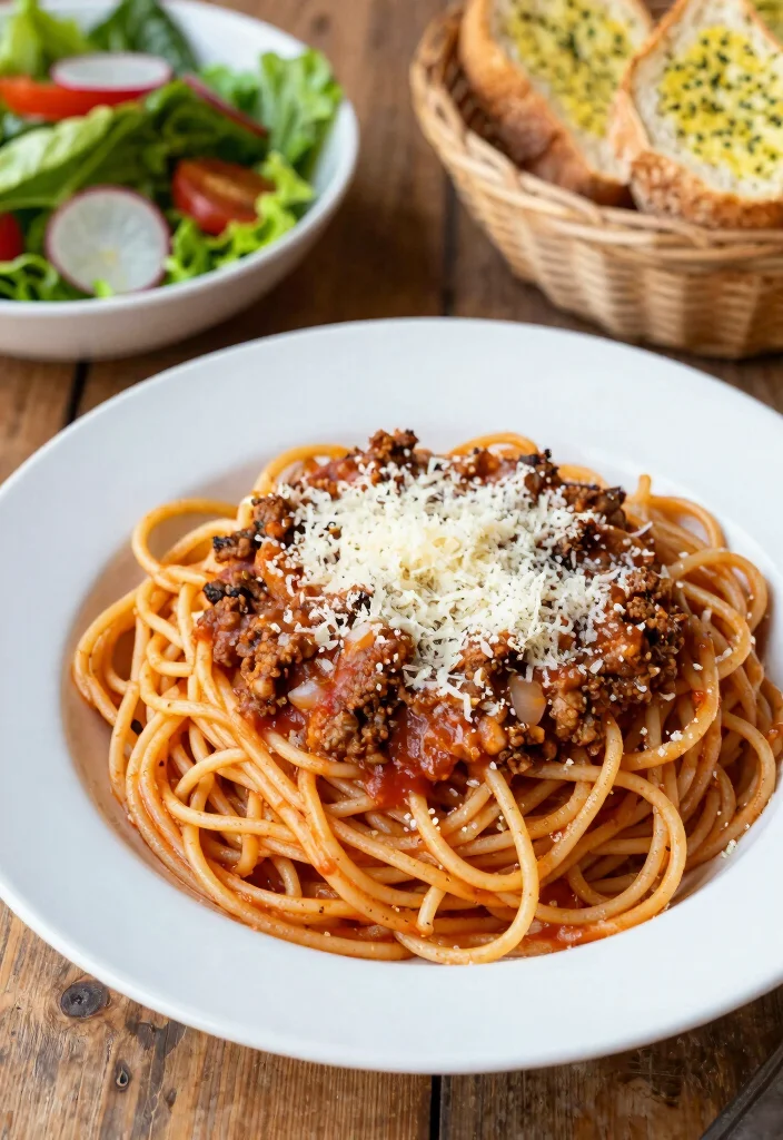 15 Easy Ground Beef Recipes for Dinner Your Family Will Ask For Again and Again - 4. Spaghetti and Meat Sauce 1