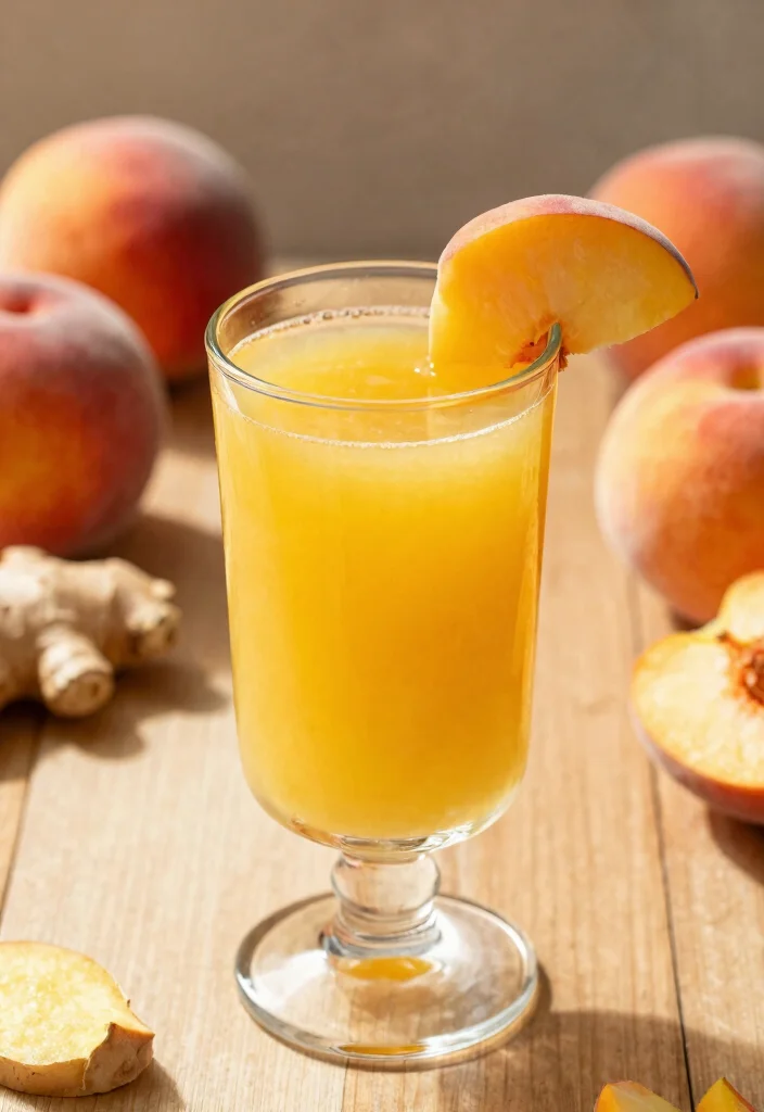 15 Healthy Juice Recipes: Fresh, Energizing Drinks You Can Make at Home - 12. Peach Paradise 1