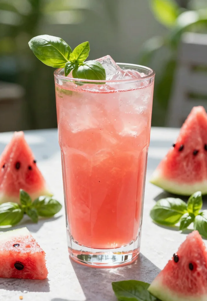 15 Healthy Juice Recipes: Fresh, Energizing Drinks You Can Make at Home - 9. Watermelon Basil Refresher 1