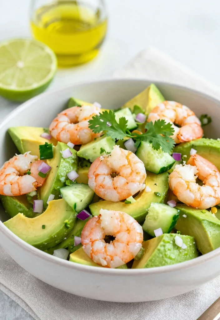 15 Salads for Dinner: Fresh, Filling Recipes That Eat Like a Full Meal - 13. Shrimp and Avocado Salad 1