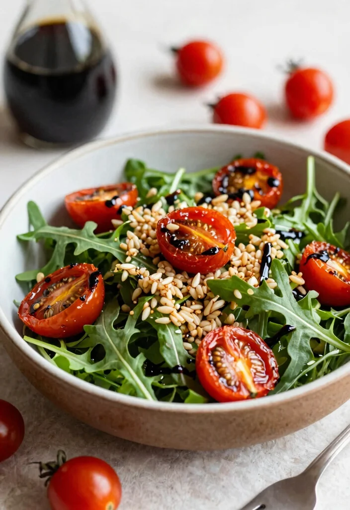 15 Salads for Dinner: Fresh, Filling Recipes That Eat Like a Full Meal - 7. Barley Salad with Roasted Cherry Tomatoes 1