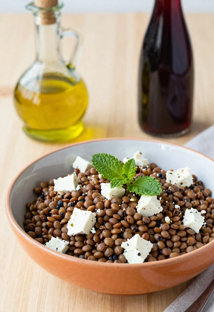 15 Salads for Dinner: Fresh, Filling Recipes That Eat Like a Full Meal - 8. Lentil Salad with Feta and Mint 1