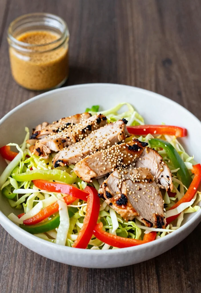 15 Salads for Dinner: Fresh, Filling Recipes That Eat Like a Full Meal - 9. Asian Sesame Salad with Grilled Chicken 1