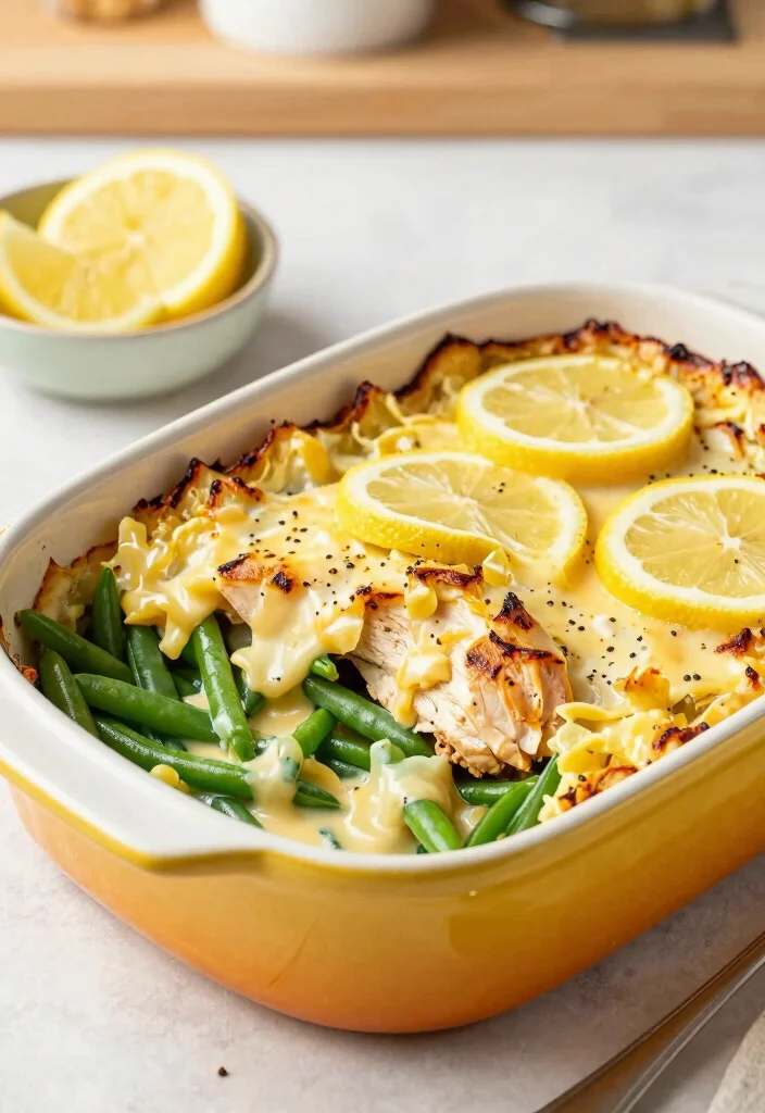 16 Cozy Chicken Casserole Recipes for Dinner That Practically Cook Themselves - 11. Lemon Garlic Chicken Casserole 1