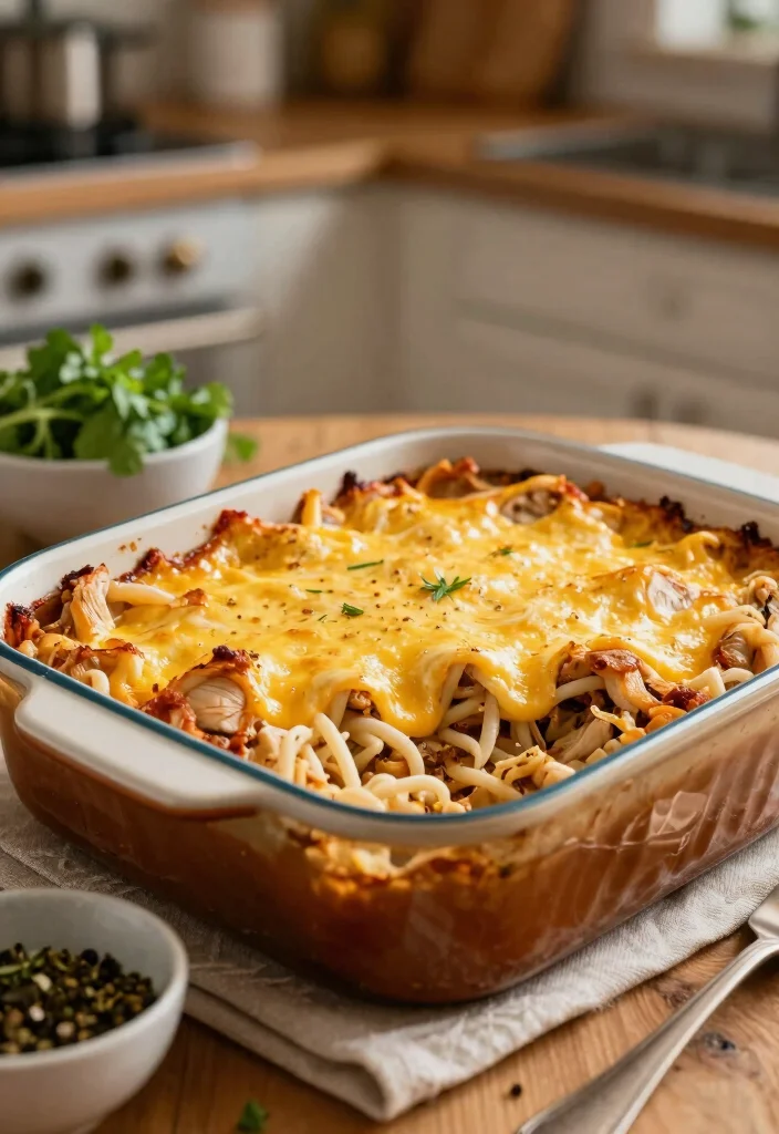 16 Cozy Chicken Casserole Recipes for Dinner That Practically Cook Themselves - 15. Chicken Noodle Casserole 1