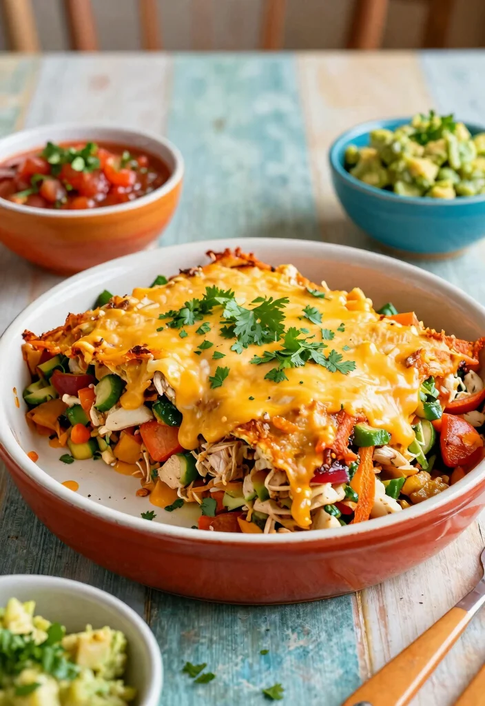 16 Cozy Chicken Casserole Recipes for Dinner That Practically Cook Themselves - 6. Chicken Enchilada Casserole 1