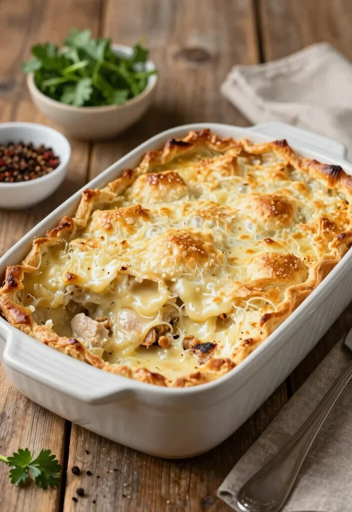 16 Cozy Chicken Casserole Recipes for Dinner That Practically Cook Themselves - 8. Chicken Pot Pie Casserole 1