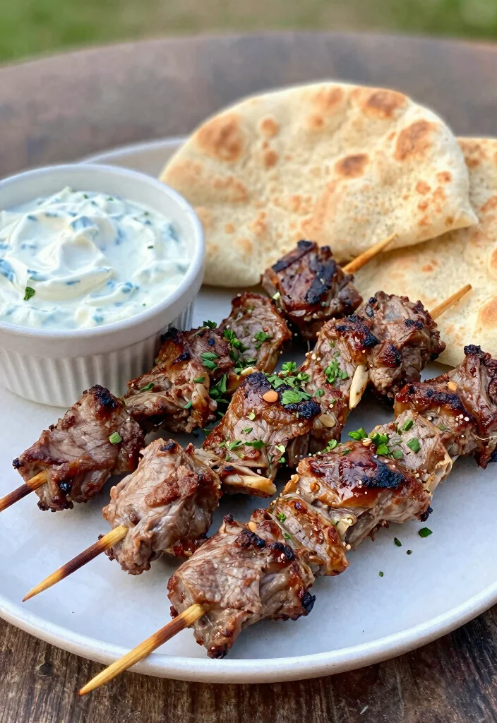 16 Ground Lamb Recipes Packed with Rich, Savory Mediterranean Flavor - 13. Lamb Souvlaki Skewers 1