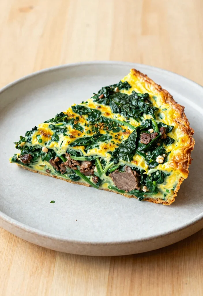 16 Ground Lamb Recipes Packed with Rich, Savory Mediterranean Flavor - 16. Lamb and Spinach Frittata 1