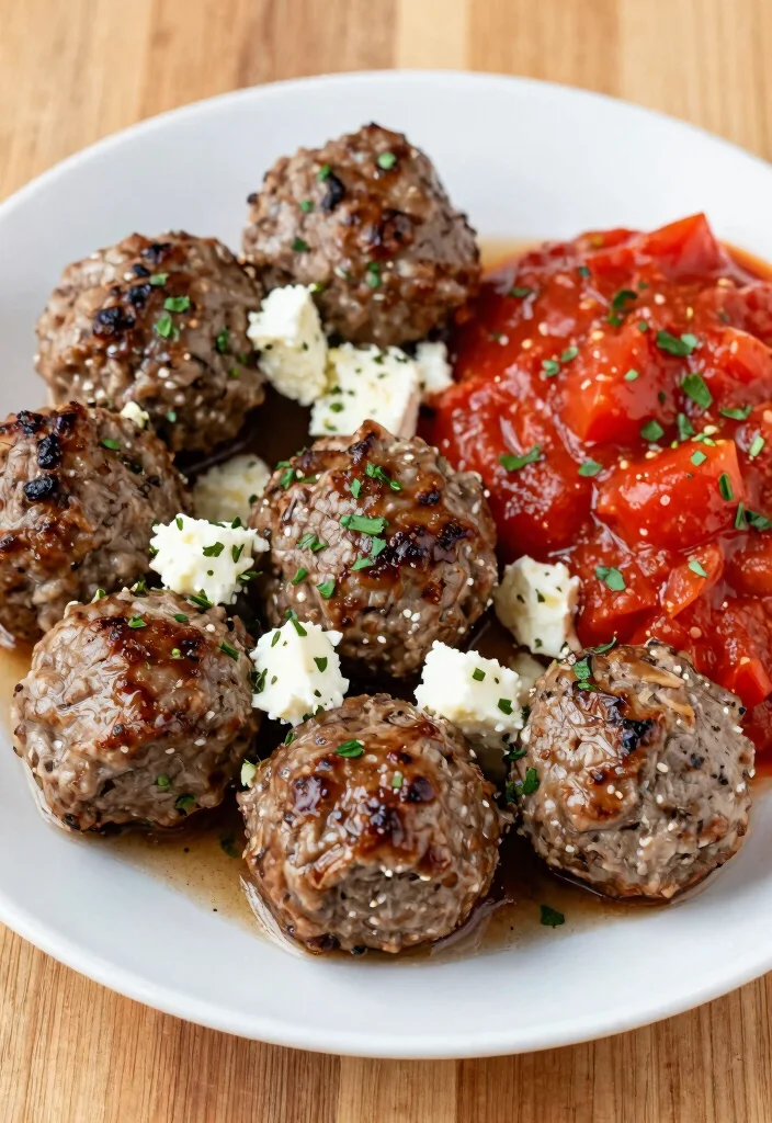16 Ground Lamb Recipes Packed with Rich, Savory Mediterranean Flavor - 5. Lamb and Feta Meatballs 1