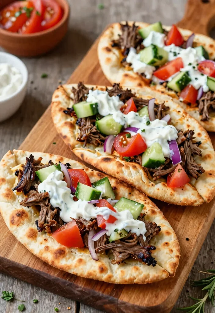 16 Ground Lamb Recipes Packed with Rich, Savory Mediterranean Flavor - 6. Mediterranean Lamb Flatbreads 1