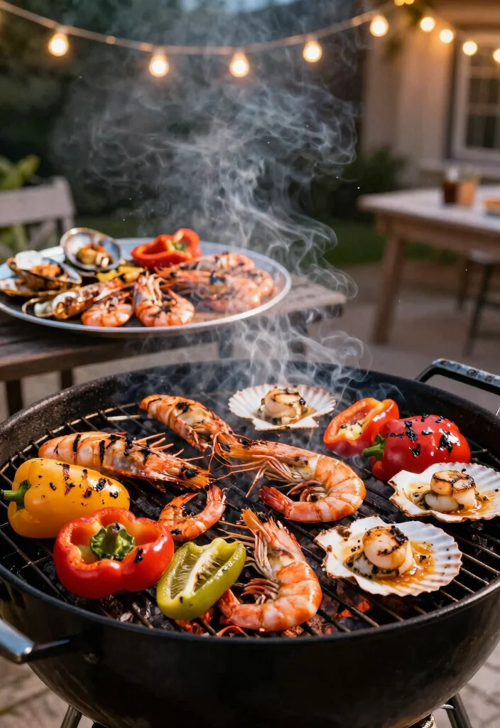 17 Aesthetic Seafood Boil Recipes & Stunning Serving Ideas for Your Next Feast - 13. Grilled Seafood Platter 1