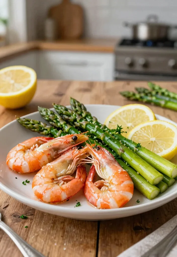 17 Fast, Easy Dinner Recipes for Family Nights (Ready in 30 Minutes or Less) - 1. One-Pan Lemon Garlic Shrimp and Asparagus 1
