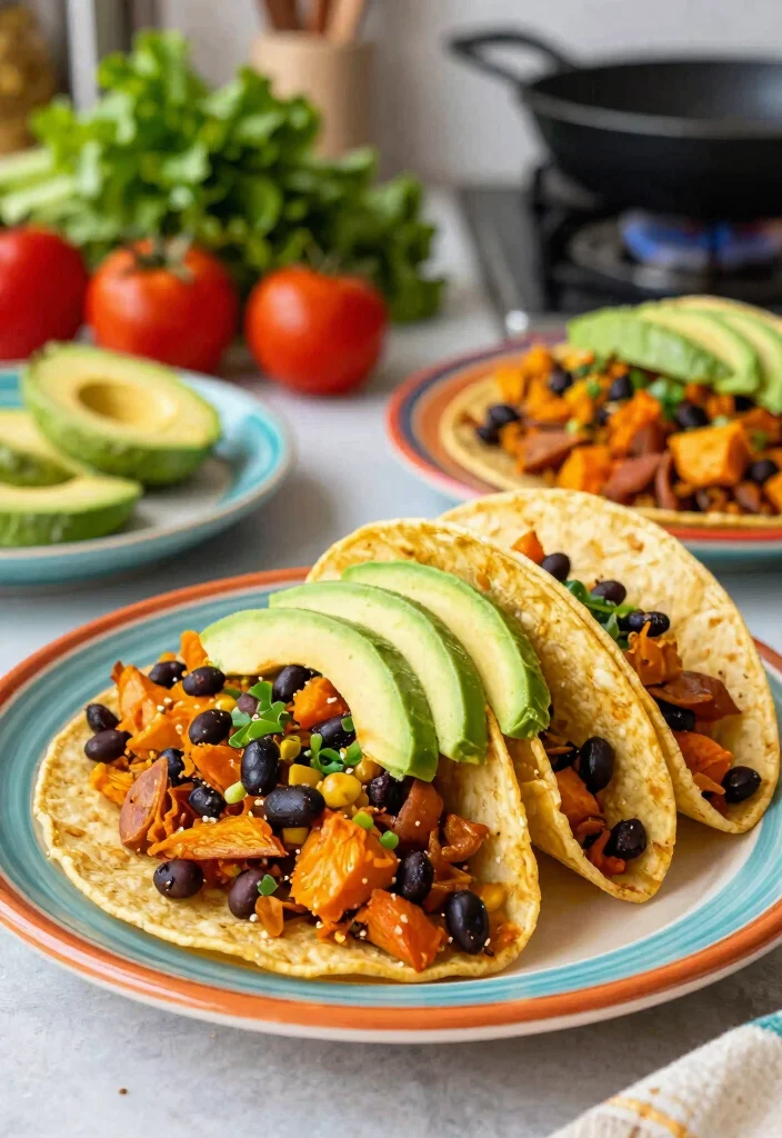 17 Fast, Easy Dinner Recipes for Family Nights (Ready in 30 Minutes or Less) - 12. Sweet Potato and Black Bean Tacos 1