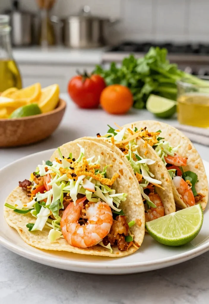 17 Fast, Easy Dinner Recipes for Family Nights (Ready in 30 Minutes or Less) - 17. Shrimp Tacos with Cabbage Slaw 1