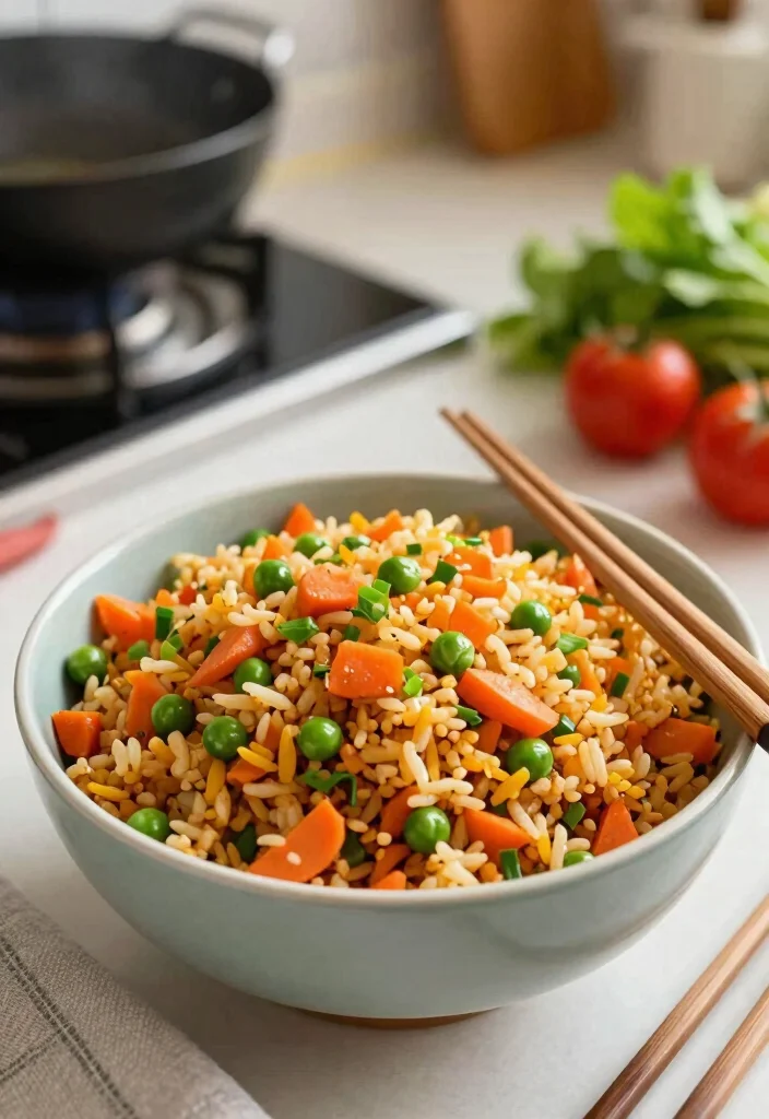 17 Fast, Easy Dinner Recipes for Family Nights (Ready in 30 Minutes or Less) - 5. Quick Veggie Fried Rice 1